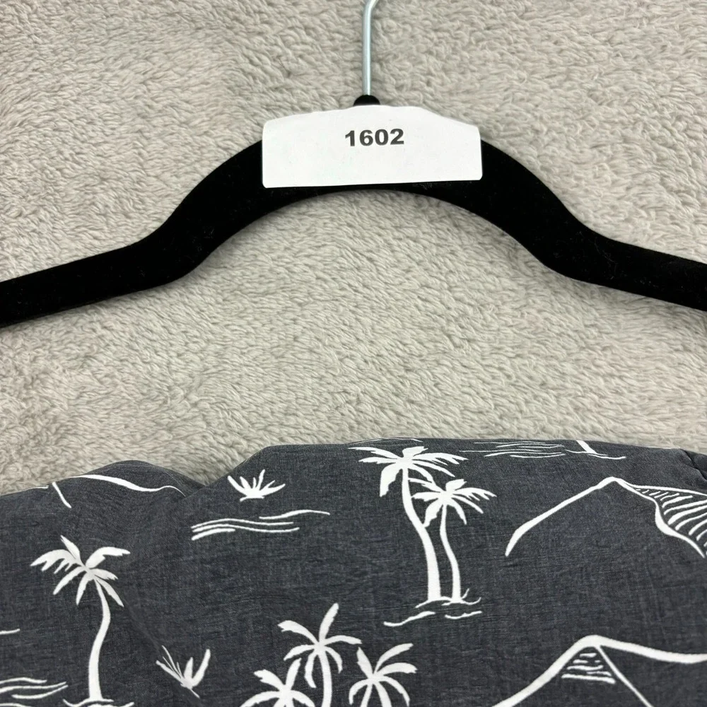 Scotch & Soda Swim Trunk Shorts Mens XXL Black Palm Tree Pockets Lined 6
